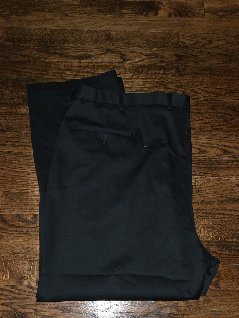Classic Black Dress Pants - Sleek Tailored Look 52x32